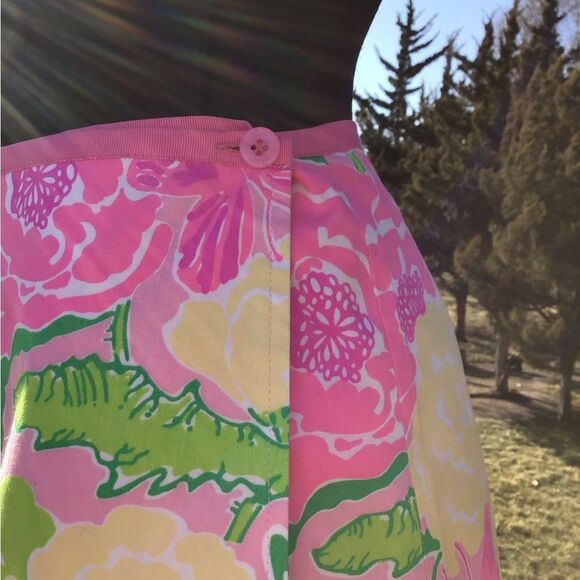 Lily Pulitzer Reversible Wrap Animal Print And Floral Skirt Size 6 - Picture 10 of 10